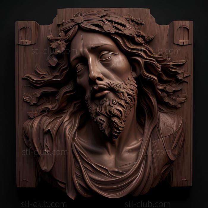 3D model st jesus (STL)